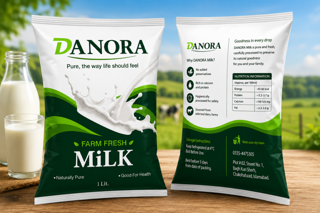 Farm fresh milk